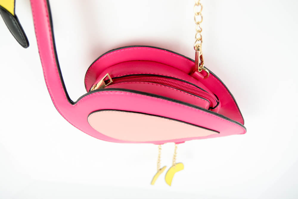 Flamingo Shaped Handbag Purse