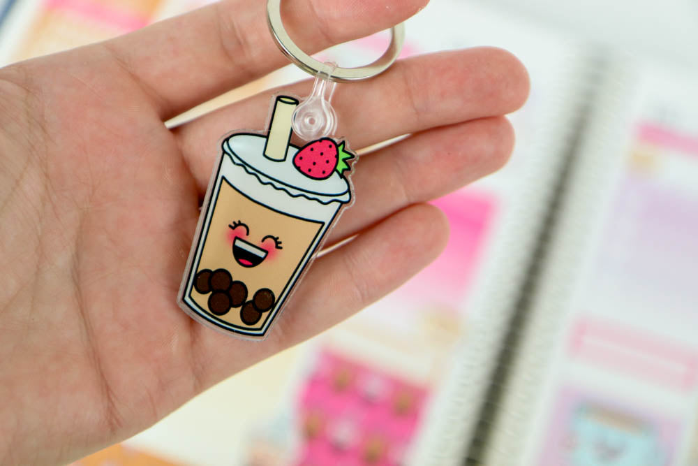 Bubble Tea Keychain