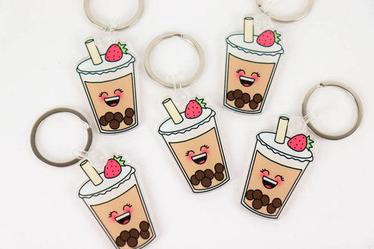 Bubble Tea Keychain