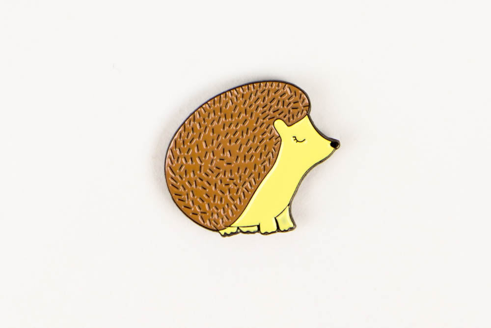 Hedgehog Enamel Pin