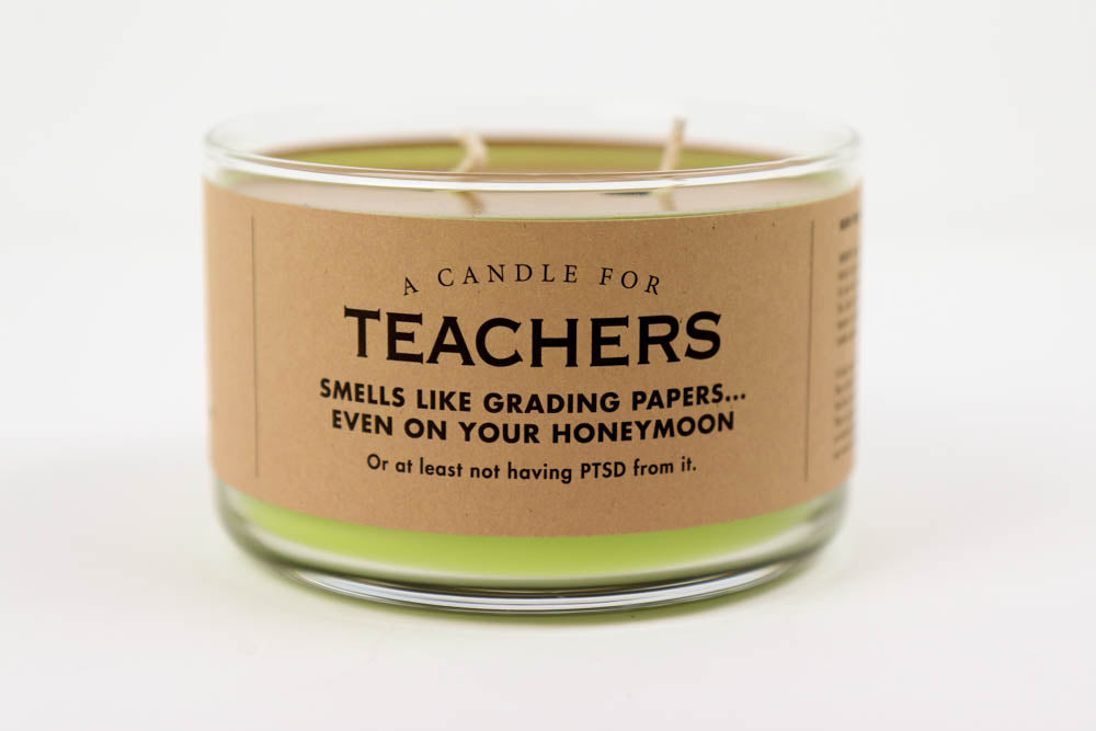 Whiskey River Candle - Teachers - Oh, Hello Stationery Co. bullet journal Erin Condren stickers scrapbook planner case customized gifts mugs Travlers Notebook unique fun 