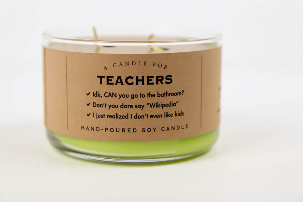 Whiskey River Candle - Teachers - Oh, Hello Stationery Co. bullet journal Erin Condren stickers scrapbook planner case customized gifts mugs Travlers Notebook unique fun 