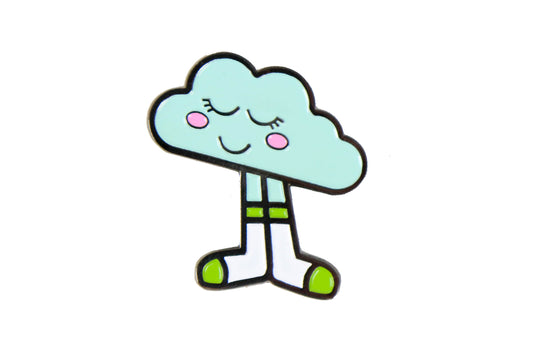 Head in the Clouds Enamel Pin