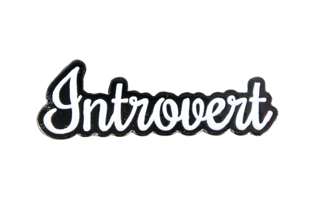 Introvert Enamel Pin