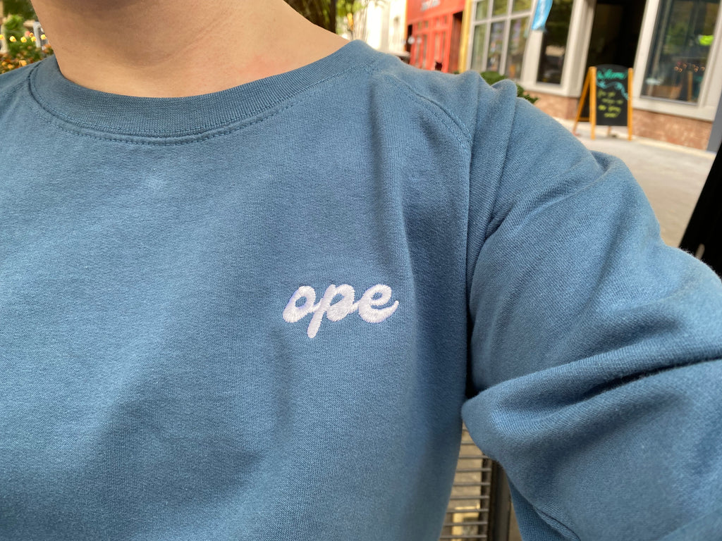 Embroidered Ope Sweatshirt