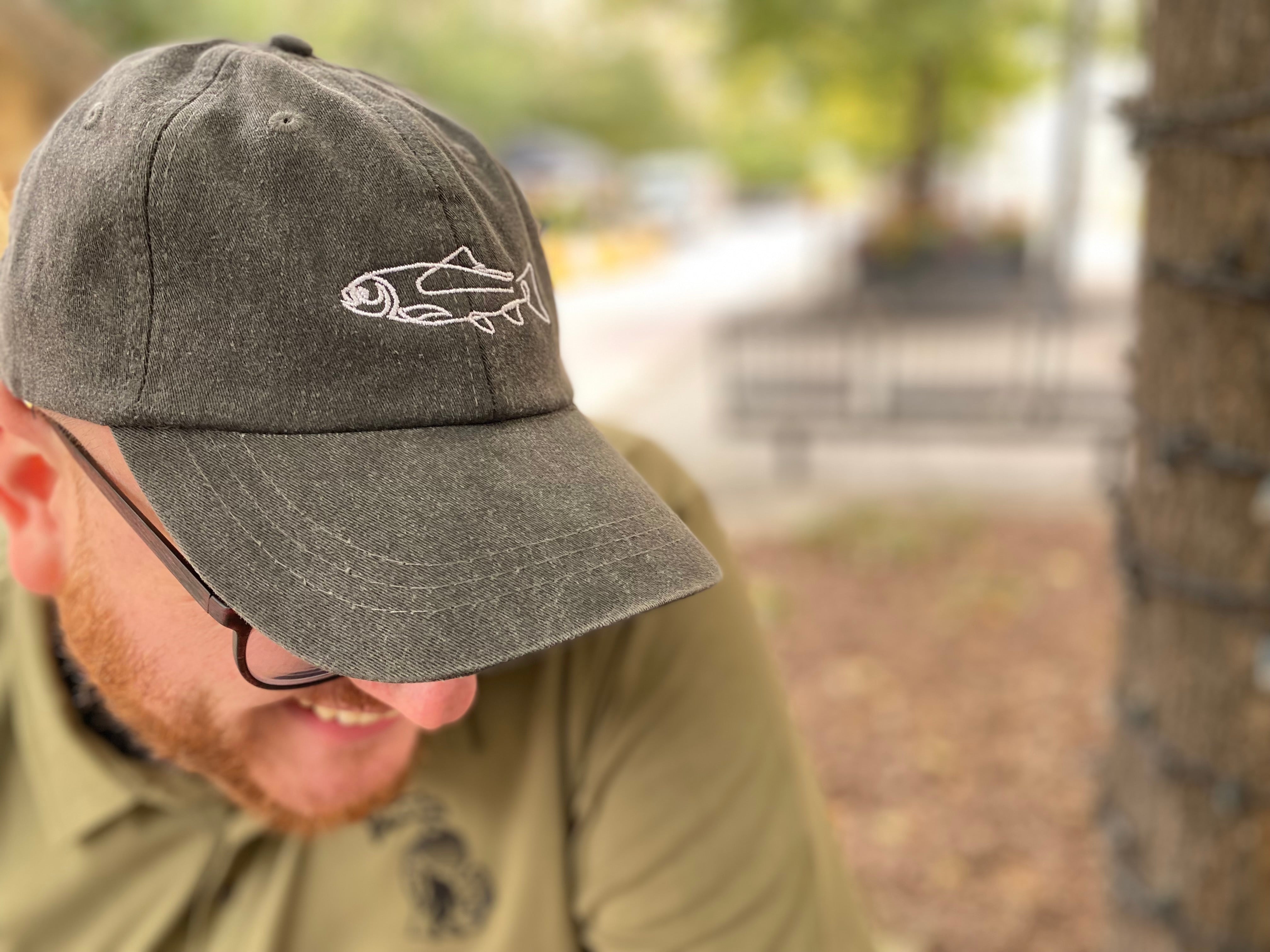 Embroidered Tasteful Trout Hat – Oh, Hello Companies
