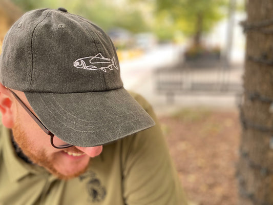 Embroidered Tasteful Trout Hat