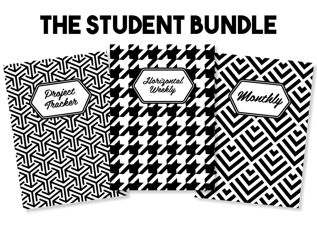 The Student Bundle - Traveler's Notebook Inserts - Oh, Hello Stationery Co. bullet journal Erin Condren stickers scrapbook planner case customized gifts mugs Travlers Notebook unique fun 