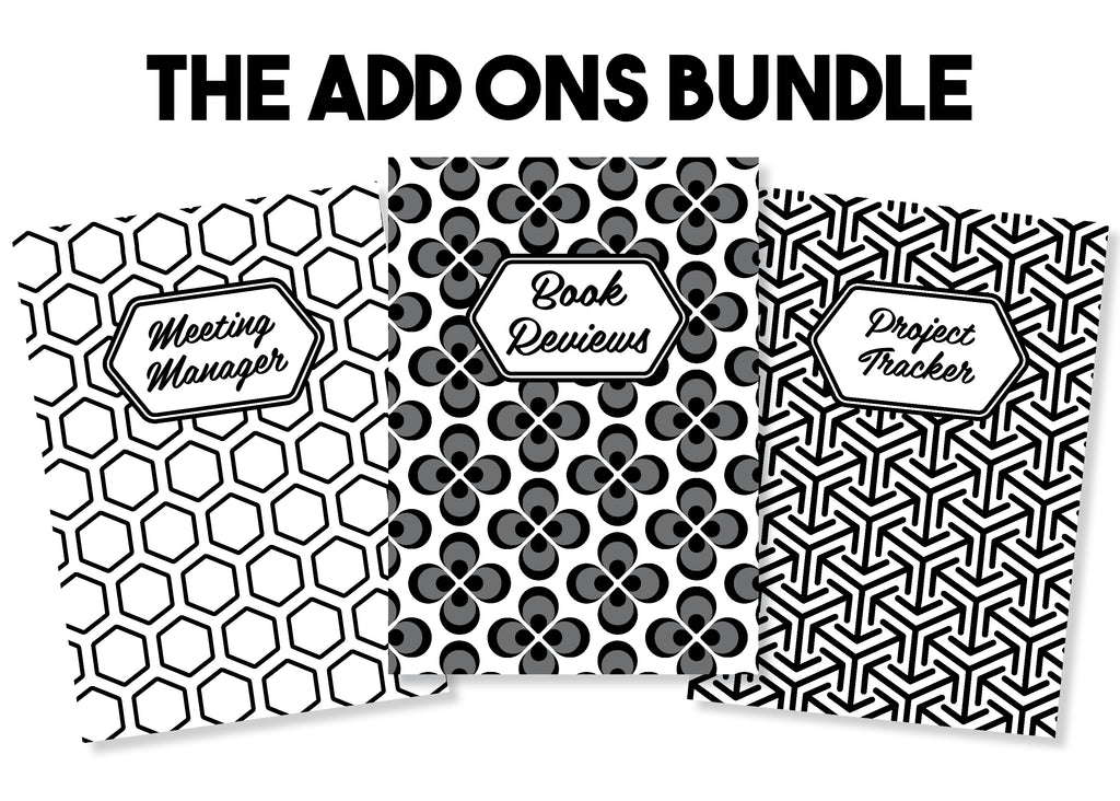 The Add On Bundle - Traveler's Notebook Inserts - Oh, Hello Stationery Co. bullet journal Erin Condren stickers scrapbook planner case customized gifts mugs Travlers Notebook unique fun 