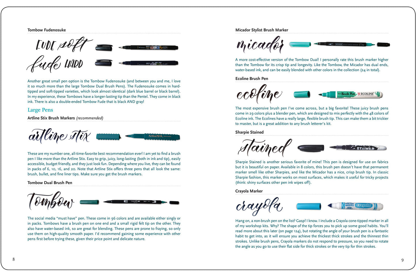 Brush Lettering Book