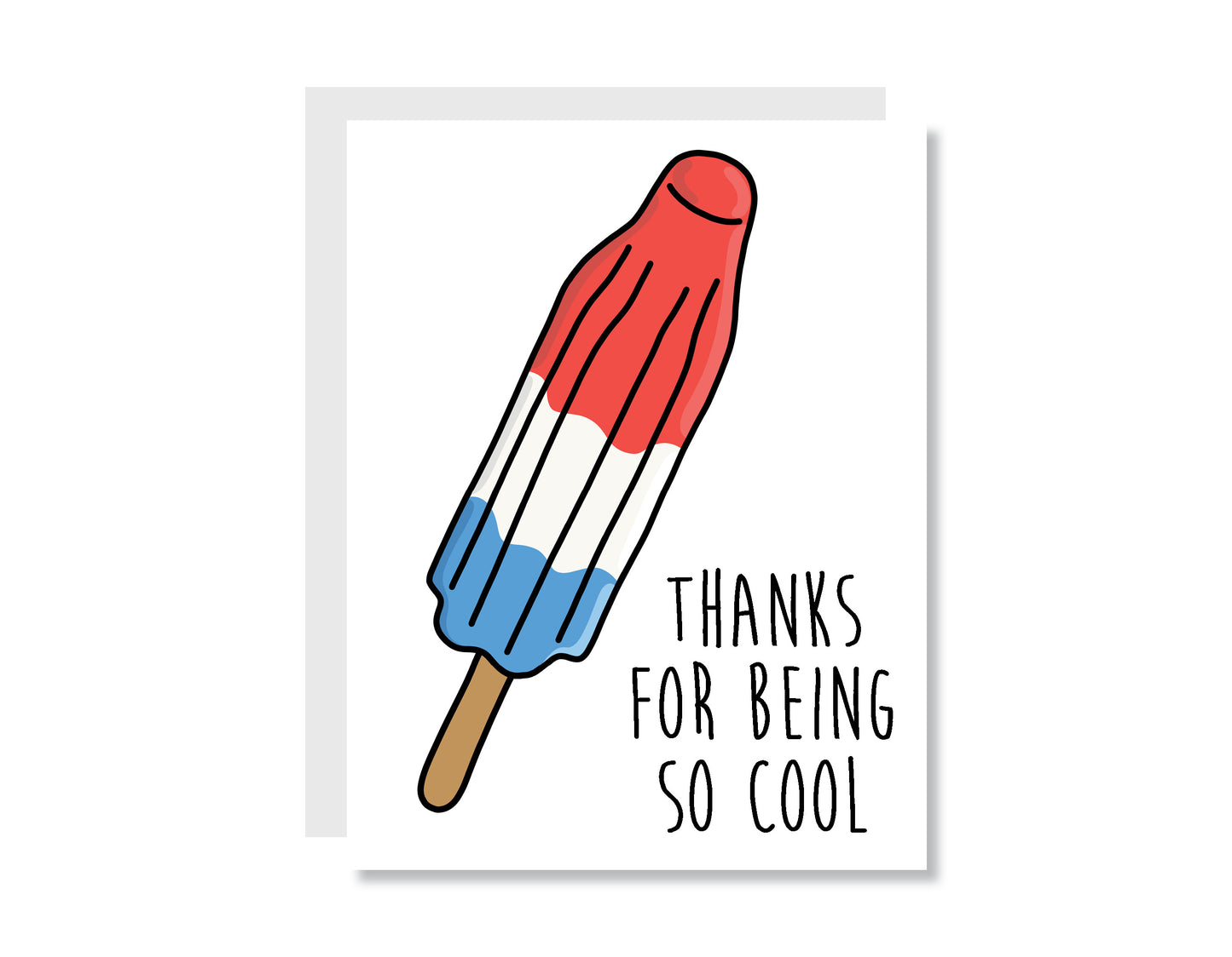 Funny Thank You Greeting Card Set or Single - Set #1